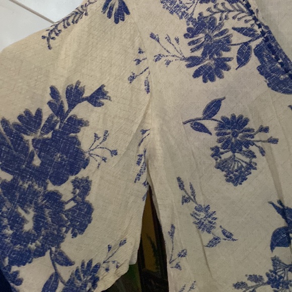 NWOT Floral summer crop top Petite Small - Picture 4 of 6